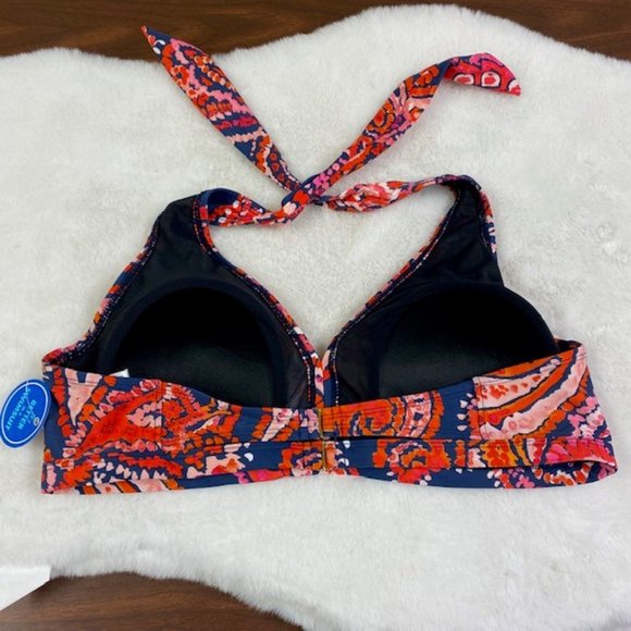 NWT‎ Swimsuits For All 2 Piece Halter Bikini Swimsuit, size 14 - Picture 8 of 11